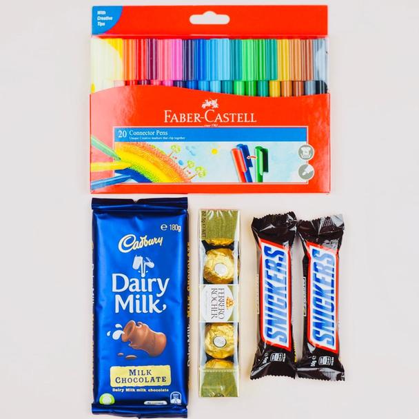 Chocolates Hamper and Colors
